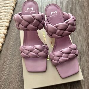 Marc Fisher Lavender Heeled Sandals